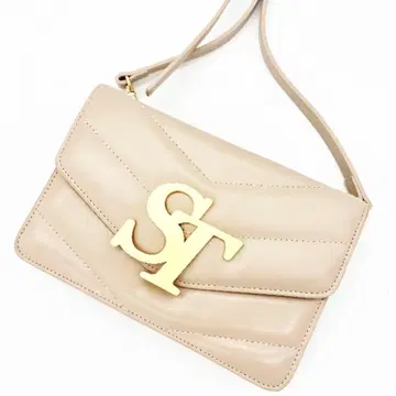 [ 새상품급 ] 사만다 타바사 퀼팅 체인 사선 숄더백