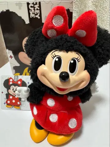 POPMART 미키 패밀리 봉제 인형 키체인 미니