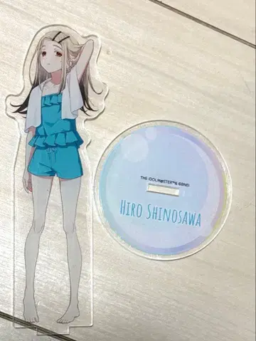 학원 아이돌 마스터 시노자와 히로 극락탕 콜라보 아크릴 스탠드