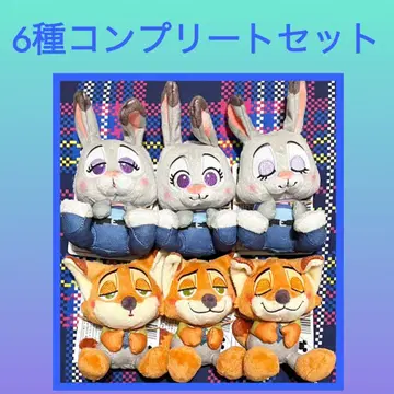 [최저가] 디즈니 주토피아 닉 주디 6세트