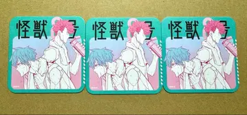 괴수 8호전 아트 코스터 이치카와 레노 & 후루하시 이즈미 3장 세트