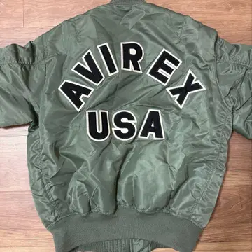 AVIREX MA-1 플라이트 자켓 COMMERCIAL LOGO