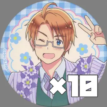 헤타리아 플라워 퍼레이드 미국 캔뱃지 10개