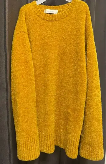 LE CIEL BLEU 머스타드 니트 스웨터 36