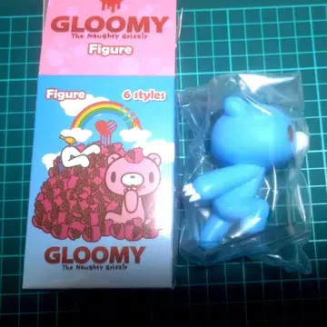 박스 있음 장난꾸러기 곰 그루~미~ gloomy 미니 피규어 블루
