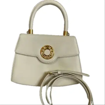 HANAE MORI 하나에모리 포멀 백 서클 로고 가죽