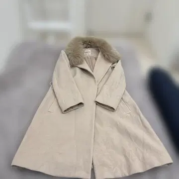 Apuweiser-riche 베이지 롱 코트 사이즈 2(M)