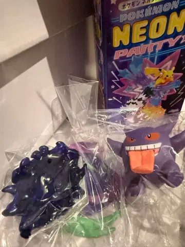 미사용 새상품 포켓몬 리멘트 네온 파티 겐가