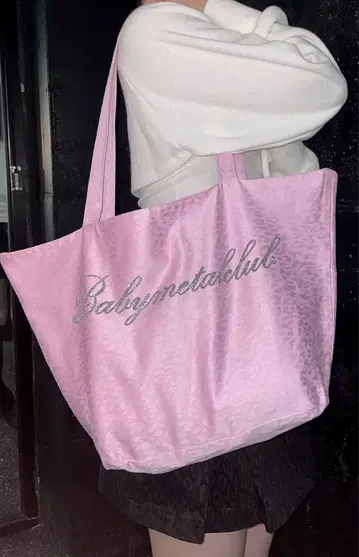 Babymetalclub 핑크 토트백 리버서블 히메갸루 y2k