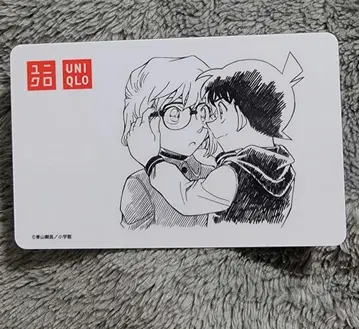 극장판 명탐정 코난: 흑철의 어영 유니클로 기프트 카드 명탐정 코난