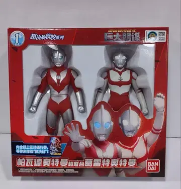 중국 한정판 초레어 울트라맨 소프트 비닐 피규어 파워드 그레이드
