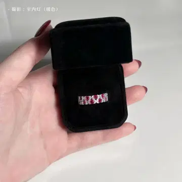 유품 정리 미니멀리스트 앤티크 빈티지 반지 다이아몬드 루비