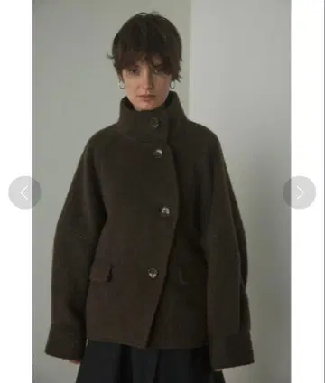 BLACK BY MOUSSY 볼륨 슬리브 코트