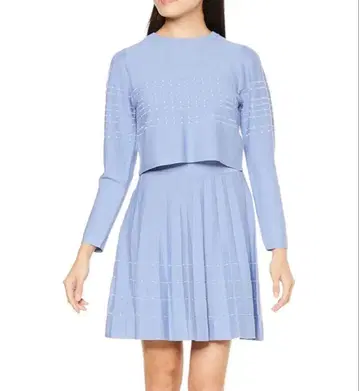 SNIDEL 크롭 니트 셋업