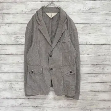 [마노 의류 컴플렉스] 자켓 하운드투스 체크 패턴 (L)