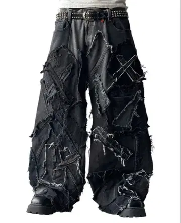 ELCASION 리메이크 와이드 데님