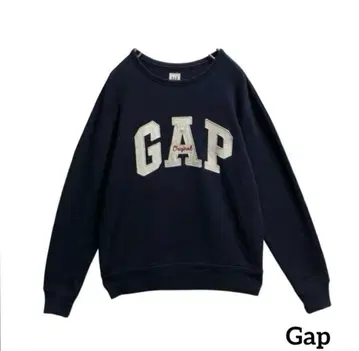GAP 네이비 로고 맨투맨