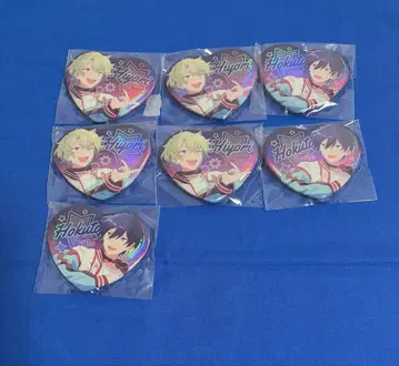 앙스타 중국 7주년 히요리 호쿠토 하트 캔뱃지