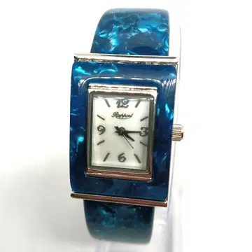 [ 작동품 ] 라포르 블루 디자인 뱅글 워치 여성용 손목시계