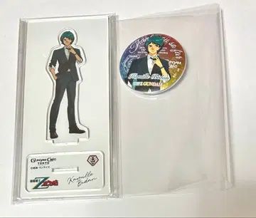 카미유 비단 건담카페 아크릴 스탠드 캔뱃지 세트