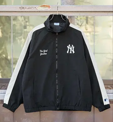 New York Yankees 나일론 자켓 팬츠 세트 L