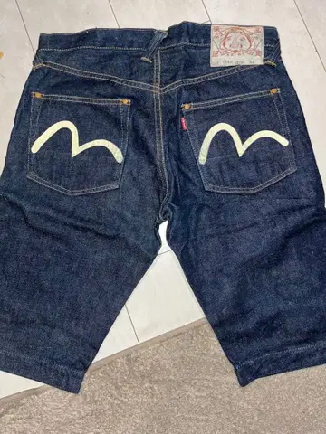 EBIS 다크 데님 숏팬츠 32