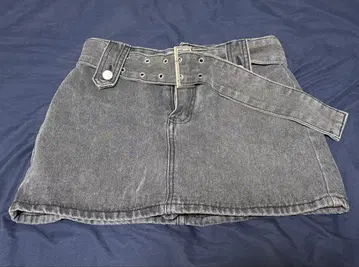 KsG 데님 벨트 스커트 팬츠