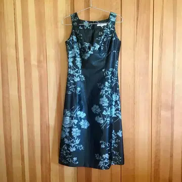 jines  원피스 네이비 38 꽃무늬 일본제 결혼식 파티