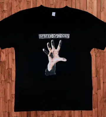 미착용 시스템 오브 어 다운 T셔츠 면 100% XL 사이즈