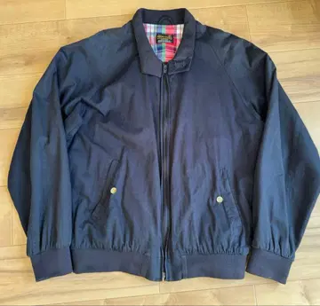 perma prest 탄력 해링턴 자켓 스윙탑 네이비