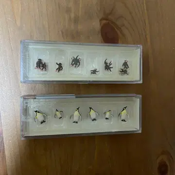 Preiser 피규어 펭귄 6마리 원숭이 10마리