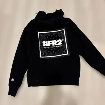 FR2 빅 자수 로고 지퍼 후드티 페이즐리 육중함 새상품급