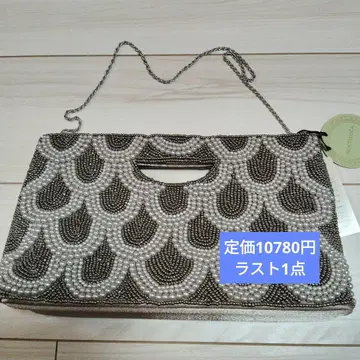 녹틸루카 숄더백 클러치 2WAY 베이지 펄