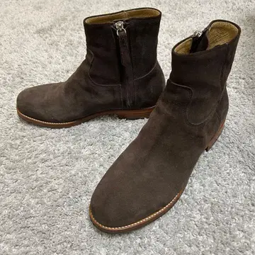 미사용급 유나이티드 애로우즈 스웨이드 사이드 지퍼 페코스 부츠