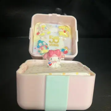 산리오 딸기신문 50주년 기념 유메큥 반지 BOX 마이멜로디