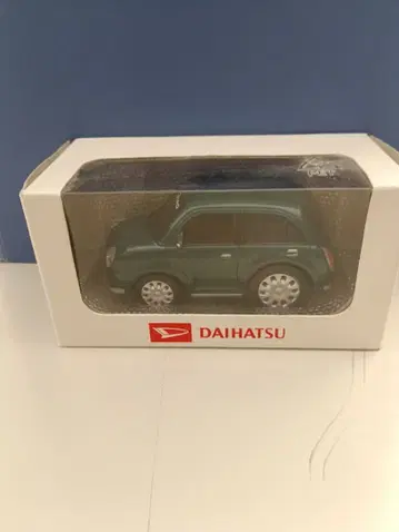 DAIHATSU 그린 컬러 미니카 박스형