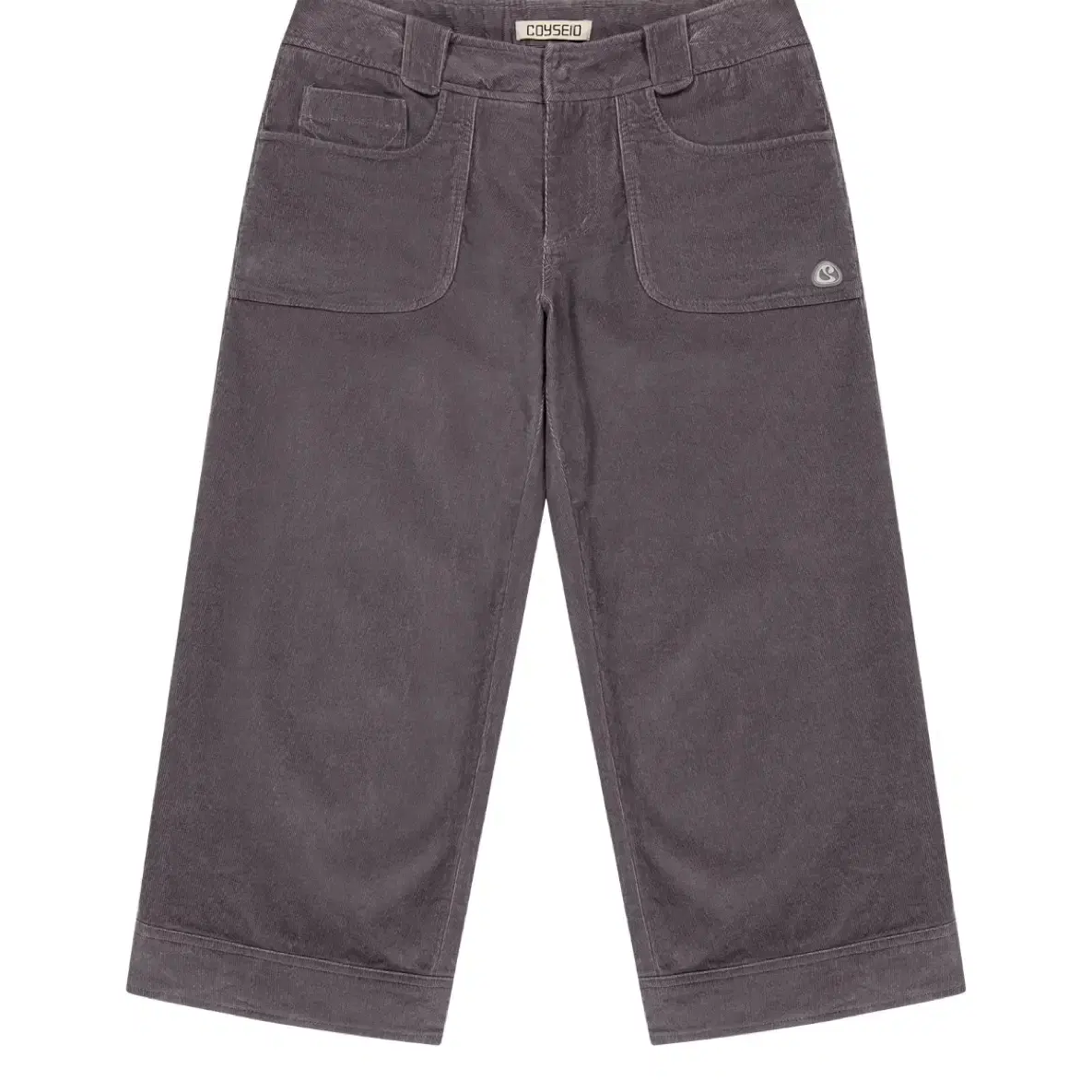 KOISEI Double Capri Pants Light Gray One Size (+ Sticker) #코이세