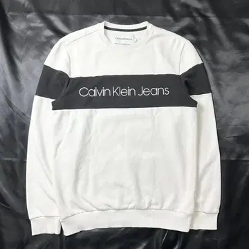 캘빈클라인 맨투맨 로고 라인 M 사이즈