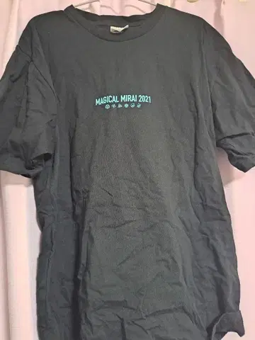 매지컬 미라이 2021 공식 T셔츠 XL 사이즈 오사카 한정판