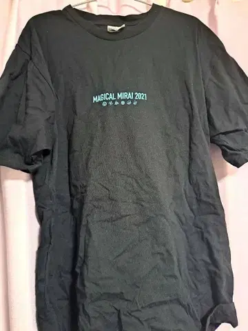 매지컬 미라이 2021 공식 T셔츠 XL 사이즈 오사카 한정판