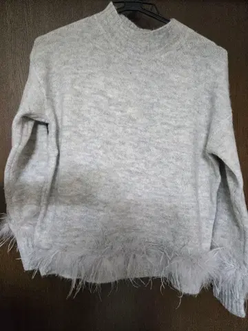 티티레이트 발레 그레이 니트 스웨터 38