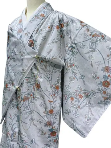 유20 워셔블 기모노 코몬 꽃 국화 무늬 폴리에스테르 새상품급