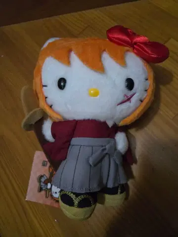 바람의 검심 x 헬로키티 봉제 인형