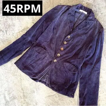 45RPM 코듀로이 테일러드 자켓 네이비 일본제