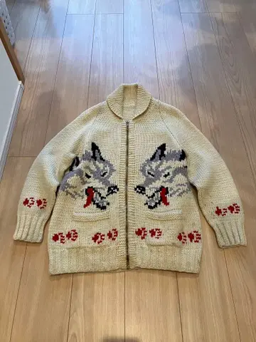 빈티지 울프 늑대 카우친 50s 60s vintage 스카잔