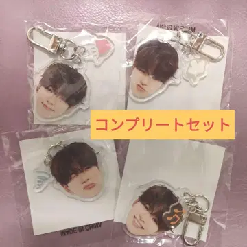 재혁 얼굴 아크릴 키링 컴플리트 세트 희로애락 캡슐 토이