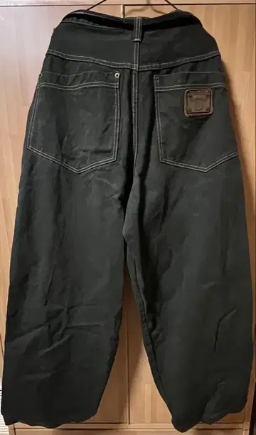 칼카니 USA산 초와이드 오버 사이즈 컬러 데님 배기 팬츠 B계