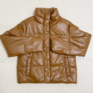 GAP 다운 자켓 XS 코트 다운 브라운 카멜 남성용