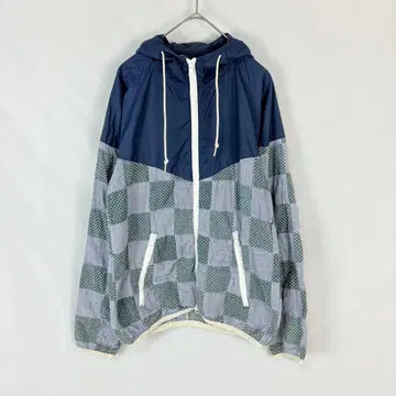 BEAMS 빔즈 패치워크 후드티