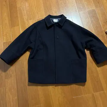 steven alan 울 숏코트 NAVY S 사이즈